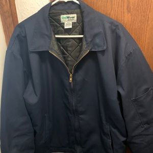 Unifirst quilt lined shop coat